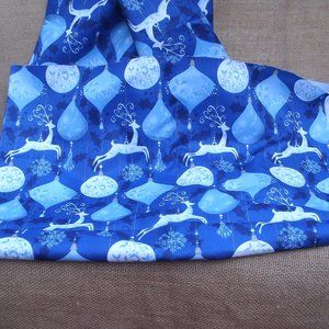 Vintage Holiday Theme Material Reindeer Ornaments  4 Yards